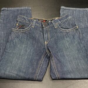 Ariat Men's Dark Blue FR M4 Relaxed Boot Jeans. NWOT